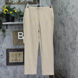 Belle By Kim Gravel Ponte Hollywood Waist Full Length Pants A670799 Tan Brown 8P