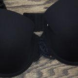 Wacoal Womens French Garden Contour Bra 85340 85340 Black 34D