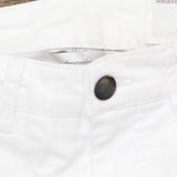 Christopher & Banks Womens Crop Relaxed Fit High Rise Jeans White 4