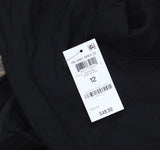 Bar III Womens Ruffled-Sleeve Crop Top Deep Black 12