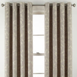 Linden Street Light-Filtering Grommet Top Curtain Panel Sullivan Khaki 50" x95"
