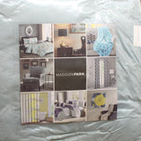 Madison Park 4pc Tulia Seersucker Coverlet Set Aqua Blue Multi Full / Queen