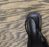 INC International Concepts Womens Capeka Slingback Pumps Black Crinkle 6M