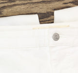 Me By Jennie Garth Piece Dye Full Length Flare Jeans A682345 White 20W