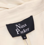 Nina Parker Women's Clasp-Front Duster Vest 323-B178W Winter Oat Off White 3X