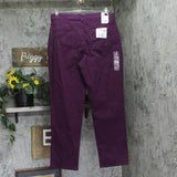 Gloria Vanderbilt Amanda Original Slimming Jeans Electric Violet Purple 16