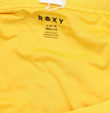 Roxy Haleiwa Banded High-Waist Bikini Bottom 434001980 Yellow L