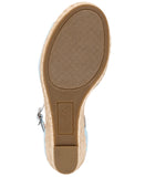 Style & Co Espadrille Wedge Sandals with Ankle Strap 10004896400 Dream Blue 9W