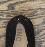 INC International Concepts Rhinestone Zitah Evening Pumps Black Bling 12M