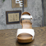 Style & Co. Anddreas Sandals Amputee Replacement Left Shoe Only White Smooth 10M
