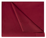 Home Collection 6-Piece Bed Sheet Microfiber Solid Set Burgundy Red King