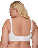 Playtex Womens 18 Hour Ultimate Shoulder Comfort Wireless Bra 4693 White 38DD