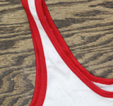 Disney Juniors Mickey Track & Field Graphic Tank Top White / Red S