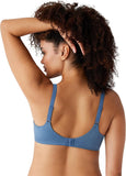 Wacoal Womens Inside Job Unlined Underwire Bra 855345 Coronet Blue 34D