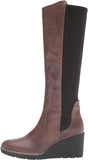 Dr. Scholl's Shoes Women's Lindy Knee High Boot H3137S2 Fudge Brownie Brown 6.5M