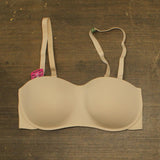 Maidenform Womens Strapless Bra with Stay-Put Tech Wireless Almond Brown L