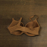Auden Luxe Stretch Comfort Wire Demi Bra 94266634 Caramel Brown 38D