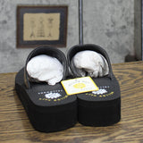 Yellow Box Tomei Clear Womens Thong Rhinestone Sandals 1673edfa59d150 Black 6.5M