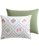 Hallmart Trisha Floral-Print 3-Piece Comforter Set 92836 Green Multi King