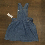 Calvin Klein Girls Denim Skirtall Dress CKSII56R-999 Blue 6X