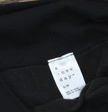 A New Day Womens High Waist Knit Seamless Faux Fur Lined Leggings Black S / M