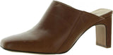 Naturalizer Womens Paloma Heeled Slip On Mules Clog H7021L3 Tawny Brown 10M