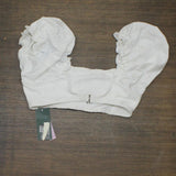 Wild Fable Women's Puff Sleeve Eyelette Bralette Bikini Top PID-W9Y350 White XS