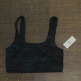 Jenni Womens Square-Neck Bralette 100156657 Tiedye Green L