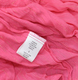Miken Juniors Tiered Dress Swim Cover Up I9672P544 Hot Pink Lurex L