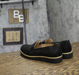 Naturalizer Womens Idea-Moc Slip On Casual Loafers J0907S1 Black Textured 7.5W