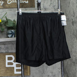 Island Escape Womens Plus Slimming Beachwear Swim Shorts 770063 Black 18W