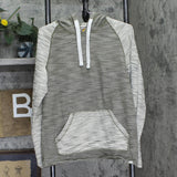 Free Planet Mens Textured Pullover Hoodie Green Multi M