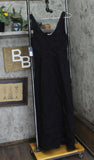 Universal Thread Womens Denim Tailored Corset Midi Dress 91829603 Black 4