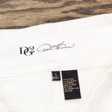 DG2 by Diane Gilman Womens Classic Stretch Pull-On Bermuda Short Ivory White S