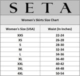 Seta Apparel Womens Element Pleated Mini Skirt White 2XS