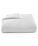 Charter Club Diamond Dot Cotton 2-Pc. Duvet Cover Set D3KGCDDOTW White King