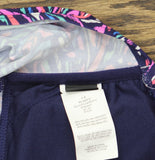 Island Escape Womens Tahiti Bandini Top Tankini Swim P760847 Blue Multicolor 14