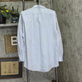 Kirkland Signature Oxford Button Up Cotton Dress Shirt Light Blue 17 1/2 33