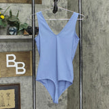 Nine West Womens Knit Snap Bodysuit 166105fb498be9 Blue S