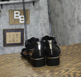 Donald Pliner Womens Faleisha City Low Sandals FALEISHA01 Black 9M