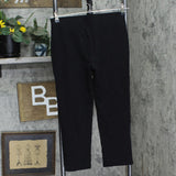JM Collection Womens Petite Knit Pull On Pants 1678ea93203e98 Black PM Short