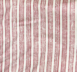 Charter Club Cotton 550 TC Holiday Stripe 3-Piece Sheet Set Red Multi King