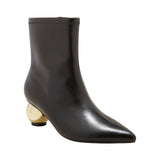 A New Day Womens Jaz Ball Heel Stretch Ankle Boots 91307579 Black 8.5M