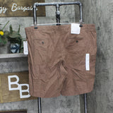 Goodfellow & Co Blend Every Wear 9" Slim Fit Flat Front Chino Shorts - Brown 42