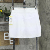 Reel Life Womens Mesh Lined Tennis Golf Skort 1757480 White S