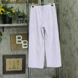Adidas Girls Velour Wide Leg Pull On Pants AG10646C Lavender Purple 6X