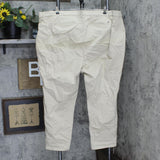Tommy Hilfiger Womens Plus Size Hampton Chino Pants W7RK0035 Khaki Brown 24W