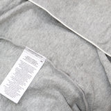 Lauren Ralph Lauren Plus Size Essentials Quilted Collar and Cuff Robe Gray 3X