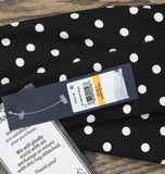 Rachel By Rachel Roy Harland Printed Halter Polka Dot Dress Black / White S
