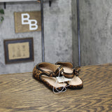 A New Day Womens London Slingback Flats Animal Print Sandals Cheetah Brown 6.5M